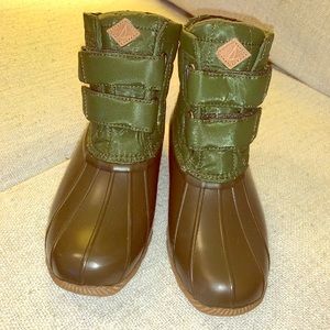 SPERRY Top-Sider Women's SZ6 Duck Boots Green